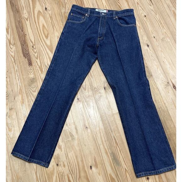 Vtg 90s Levi's 517 Bootcut Dark Wash Jeans Size 36x30 - Picture 1 of 6